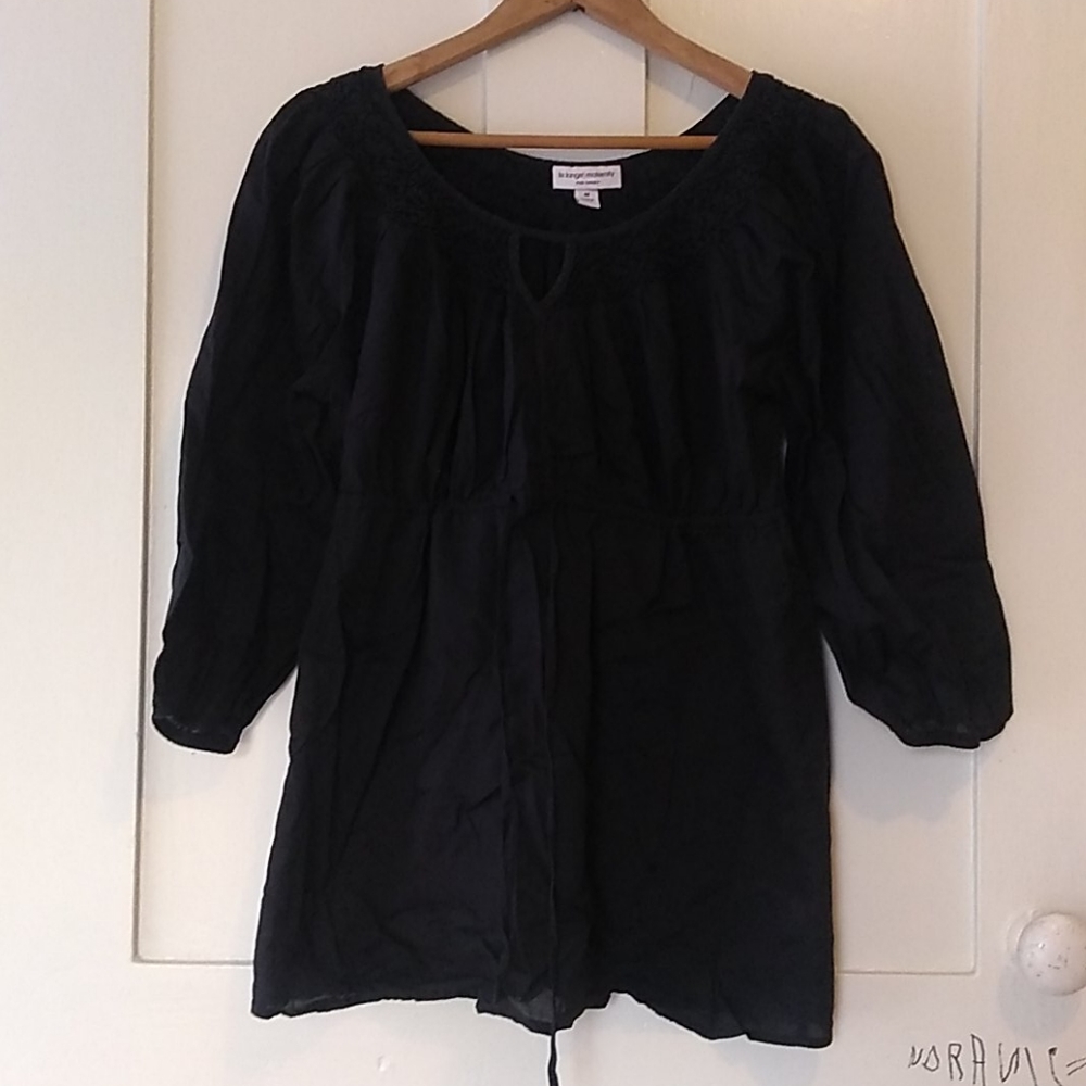 Liz Lange Maternity peasant blouse